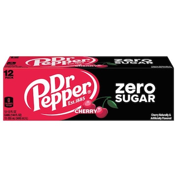 Dr Pepper Zero Sugar Cherry Soda