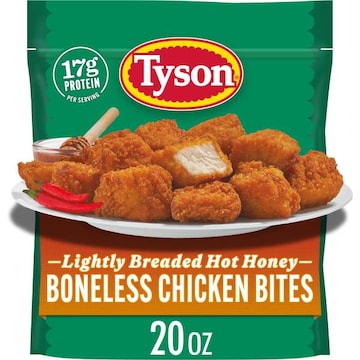Tyson Frozen Lightly Breaded Hot Honey Boneless Chicken Bites