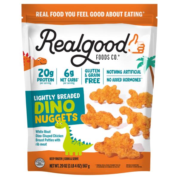 Realgood Foods Co. Lightly Breaded Dino Nuggets | Publix Super Markets