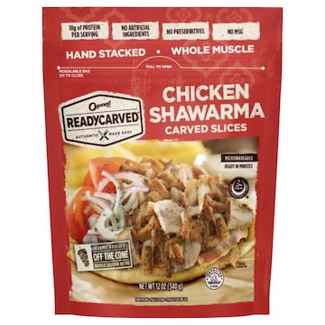 Opaa! ReadyCarved Carved Slices Chicken Shawarma