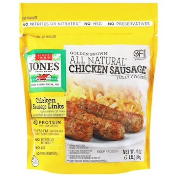Jones Dairy Farm Golden Brown Chicken Sausage
