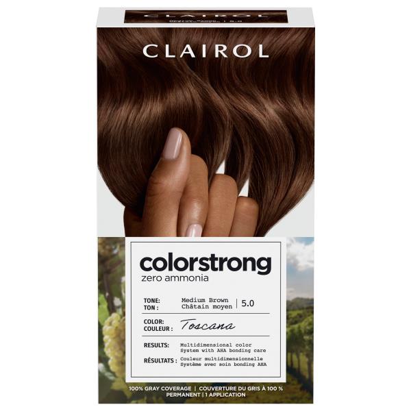 ColorStrong Toscana Zero Ammonia Medium Brown 5.0 Permanent Hair
