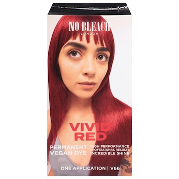 Bleach London Vivid Red Vegan Dye Permanent Hair Color