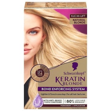 Keratin Color Keratin Blonde 11.0 Hi-Lift Natural Blonde Permanent Hair Color
