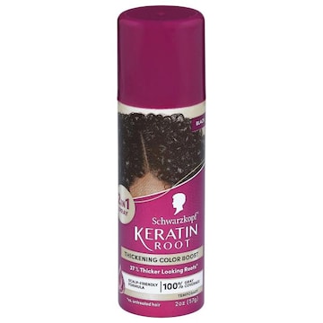 Schwarzkopf Keratin Root Black Temporary 2 in 1 Spray