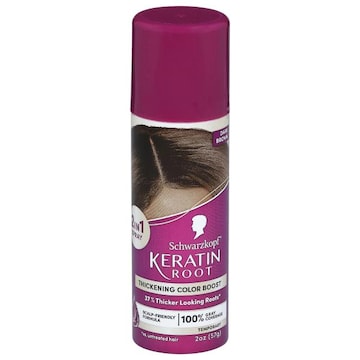 Schwarzkopf Keratin Root Dark Brown Temporary 2 in 1 Spray