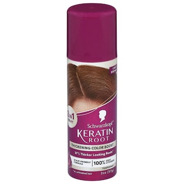 Schwarzkopf Keratin Root Light Brown Temporary 2 in 1 Spray