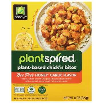 Nasoya Plantspired Chick'n bites, Plant based