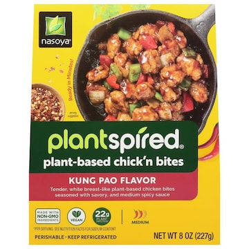 Nasoya Plantspired Chick'n Bites, Plant-Based, Kung Pao Flavor