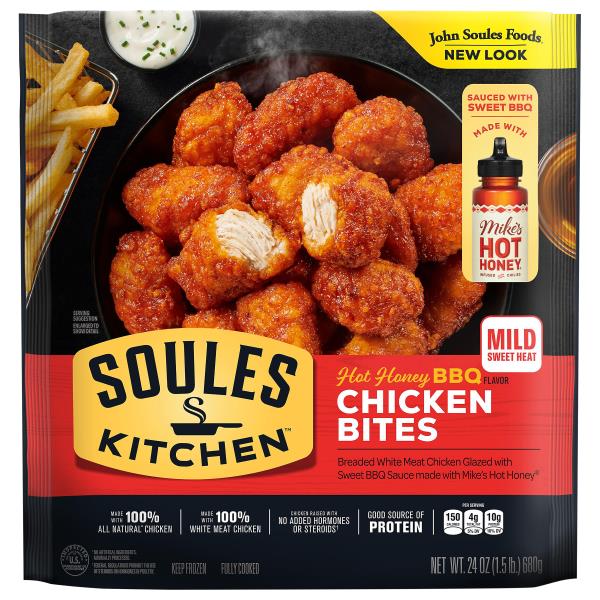 Soules Kitchen Mild Sweet Heat Hot Honey BBQ Flavor Chicken Bites