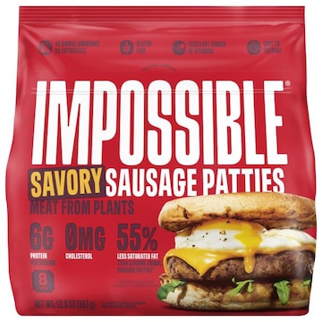 Impossible Foods Savory Sausage Patties
