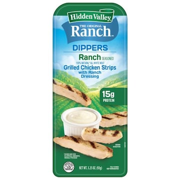 Hidden Valley The Original Ranch Dippers Ranch Seasoned Grilled Chicken Strips with Ranch Dressing