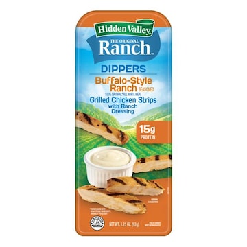 Hidden Valley The Original Ranch Dippers Buffalo-Style Ranch Seasoned Grilled Chicken Strips with Ranch Dressing