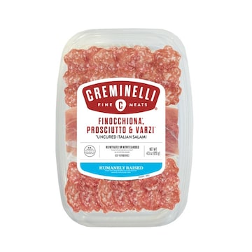 Creminelli Fine Meats Uncured Italian Finocchiona Proscuitto & Varzi Salami Tray