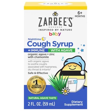Zarbee's Natural Agave Taste Nighttime Baby Cough Syrup