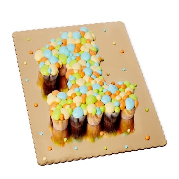 Primary Number Pull Apart Cupcakes 24ct