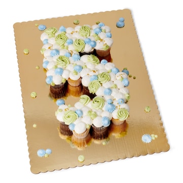 Sweet Swirls Number Pull Apart Cupcakes 24ct