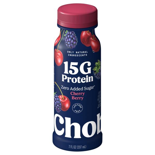 Chobani Zero Added Sugar Cherry Berry Yogurt Protein Drink