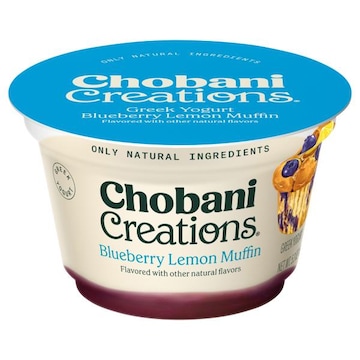 Chobani Creations Greek Blueberry Lemon Muffin Yogurt