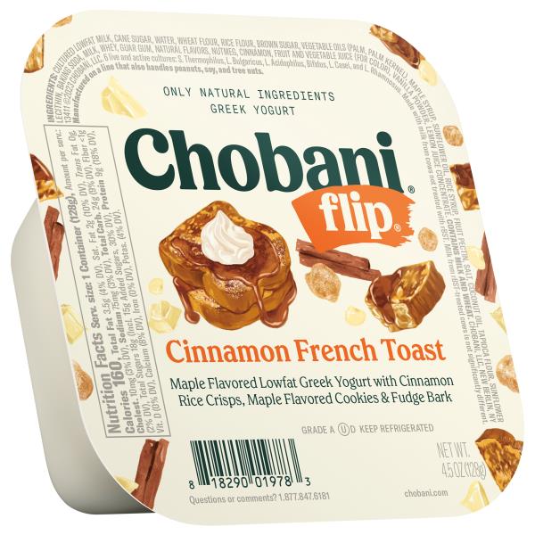 Chobani Flip Yogurt, Greek, Cinnamon French Toast | Publix Super