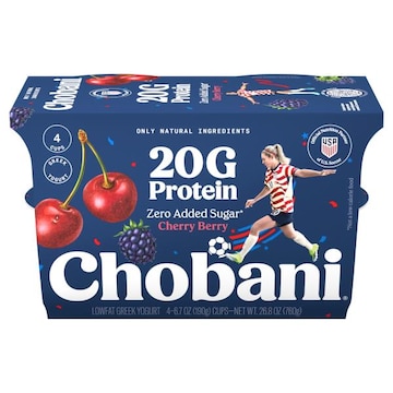 Chobani Lowfat Cherry Berry Greek Yogurt