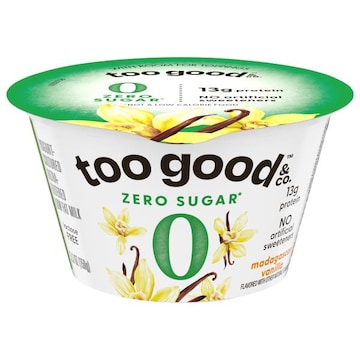 Too Good & Co. Zero Sugar Low Fat Madagascar Vanilla Yogurt