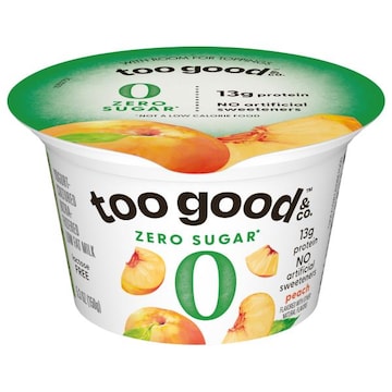 Too Good & Co. Zero Sugar Peach Yogurt