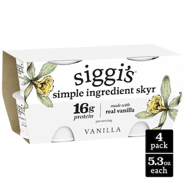 Siggi's Yogurt, Fat Free, Vanilla
