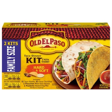 Old El Paso Hard & Soft Taco Dinner Kit Family Size