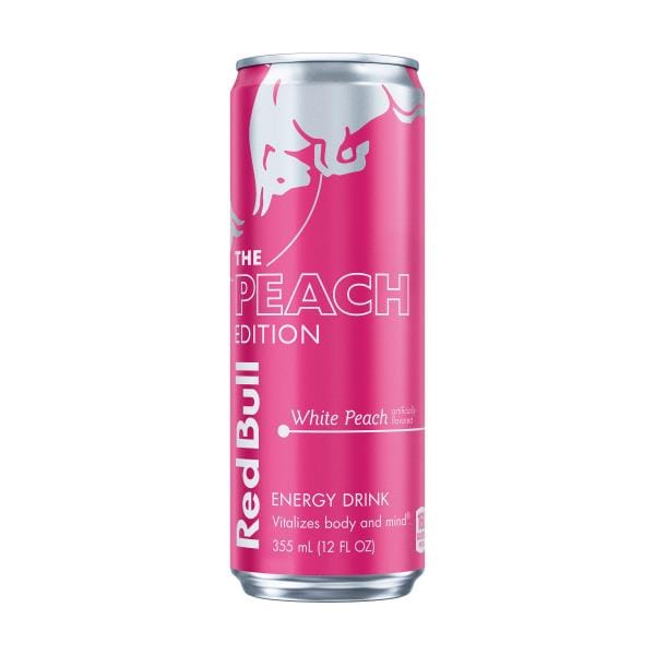 Red Bull Summer Edition Energy Drink, White Peach, 12 fl. oz. can