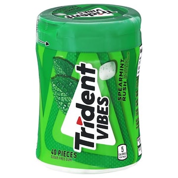 Trident Vibes Sugar Free Spearmint Rush Gum