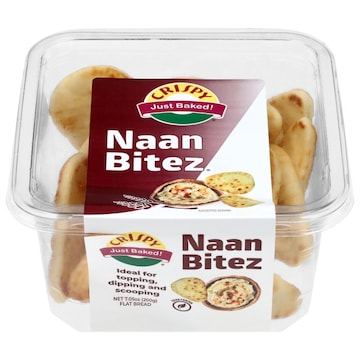 Crispy Just Baked! Naan Bitez Flat Bread