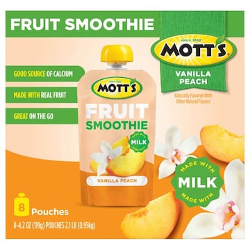Mott's Vanilla Peach Fruit Smoothie