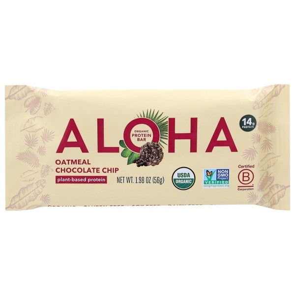ALOHA♡ Aloha Organic Oatmeal Chocolate Chip Protein Bar | Publix Super