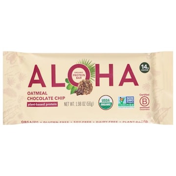 Aloha Organic Oatmeal Chocolate Chip Protein Bar