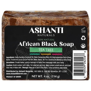 Ashanti Naturals 100% Natural Tea Tree African Black Soap