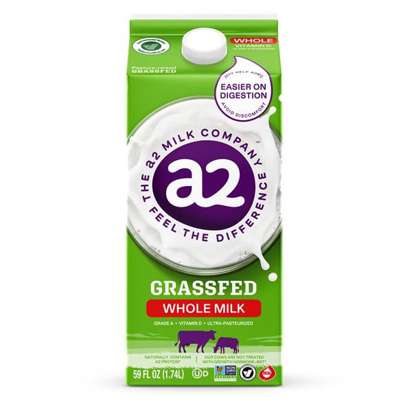 The a2 Milk Company Grassfed Vitamin D Whole Milk | Publix Super