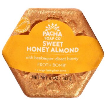 Pacha Soap Co Sweet Honey Almond Froth Bomb