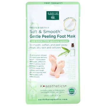 Earth Therapeutics Kaesthetics Soft & Smooth Gentle Peeling Foot Mask