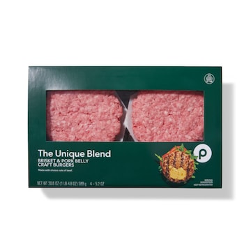 Publix Beef Brisket & Pork Belly Burgers