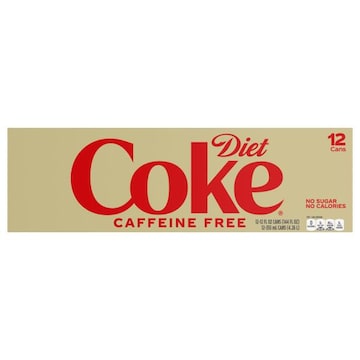 Diet Coke Cola, Caffeine Free, Fridge Pack