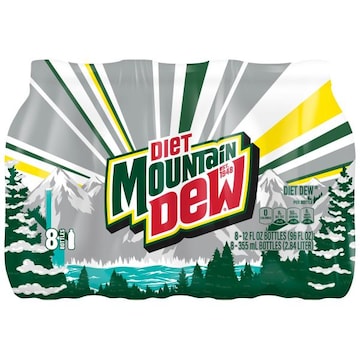 Mountain Dew Mountain Dew Diet Soda Citrus 12 Fl Oz, 8 Count