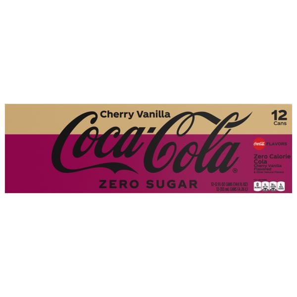 Coca-Cola Cola, Zero Sugar, Cherry, Fridge Pack | Publix Super Markets