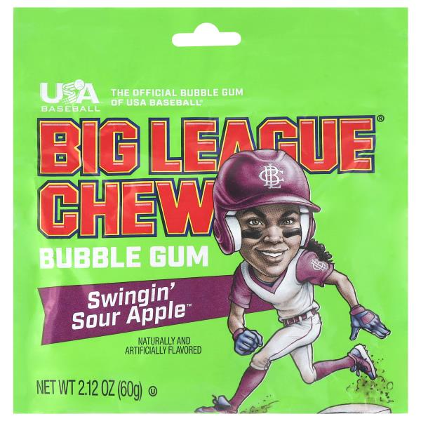Big League Chew Bubble Gum, Swingin' Sour Apple | Publix Super Markets