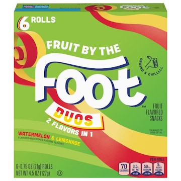 Fruit by the Foot Watermelon & Lemonade Fruit Flavored Snacks