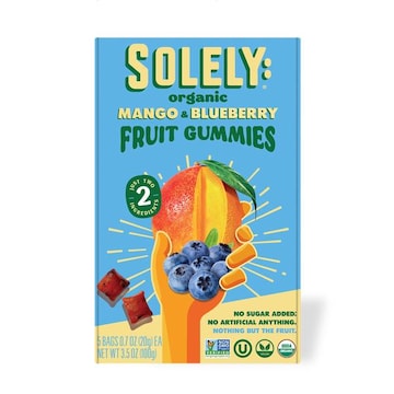 Solely Organic Mango & Blueberry Fruit Gummies