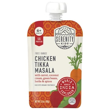 Serenity Kids Baby Food, Free Range Chicken Tikka Masala Withorganic Vegetables