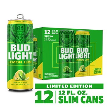 Bud Light Beer, Lime/Lemon Lime, Variety Pack