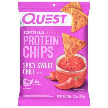 Quest Tortilla Style Spicy Sweet Chili Flavor Protein Chips