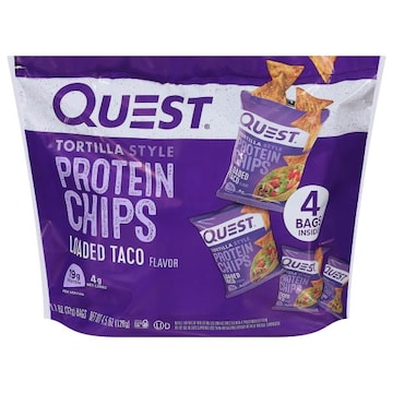 Quest Tortilla Style Loaded Taco Flavor Protein Chips